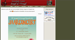 Desktop Screenshot of jeugdenvreugd.be